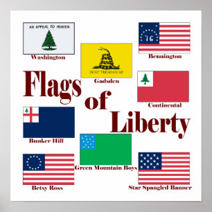 Flags of Liberty Poster