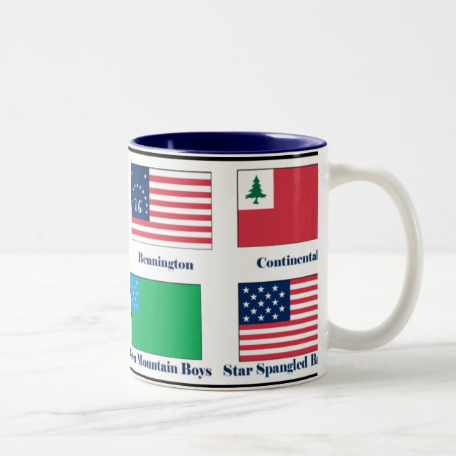 Flags of Liberty Two-Tone Coffee Mug (Right)