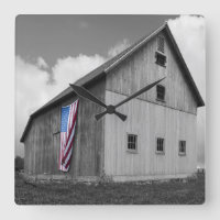 Flags of Our Farmers - Barn with American Flag