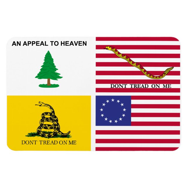 Flags Of The American Revolution Magnet (Horizontal)