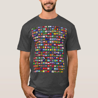 Flags of the Countries of the World 287 Flag Inter T-Shirt