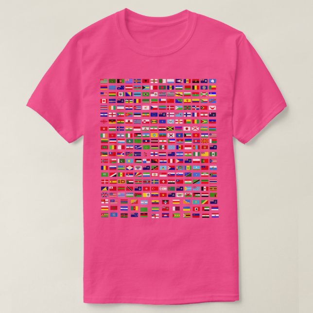 Flags of the Countries of the World 287 Flag Inter T-Shirt (Design Front)