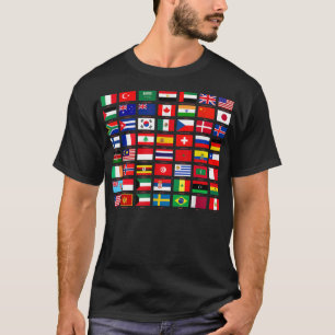 Flags of the Countries of the World Graphic Cool D T-Shirt