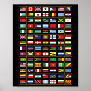 Flags Of The Countries Of The World International  Poster