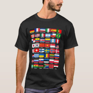 Flags Of The Countries Of The World  International T-Shirt