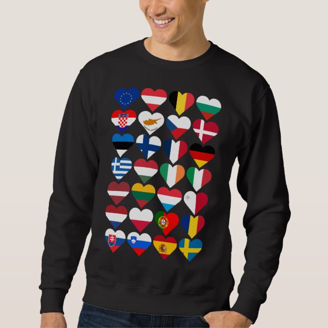 Flags of the European Union Sweatshirt (Front)