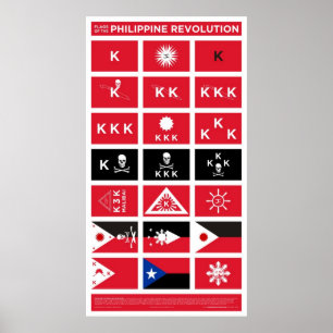 Flags of the Philippine Revolution - Giant Poster