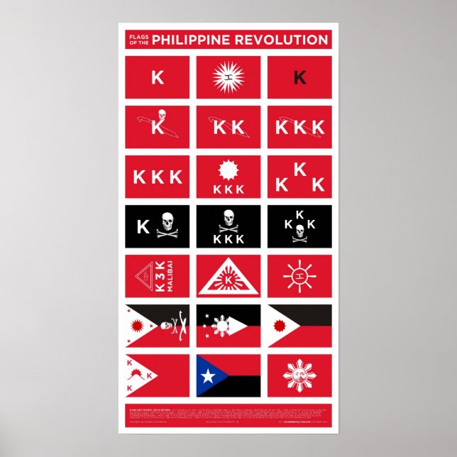 Flags of The Philippine Revolution - Small Poster (Front)