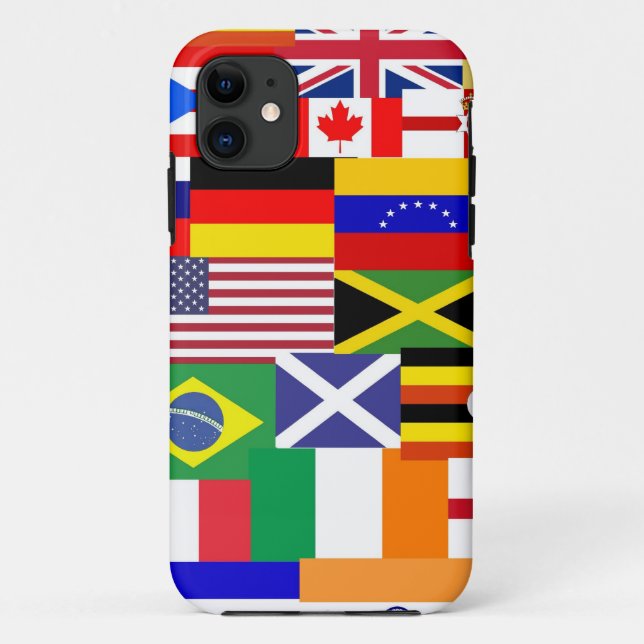 Flags of the world collage Case-Mate iPhone case (Back)
