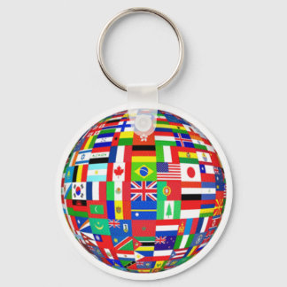Flags of the World Key Ring