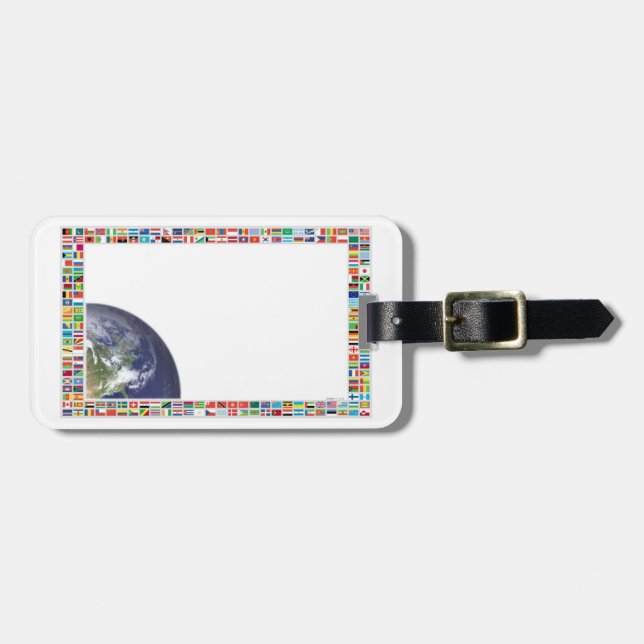 Flags of the World Luggage Tag (Front Horizontal)
