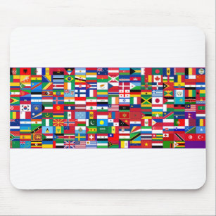 Flags of the World Mouse Mat