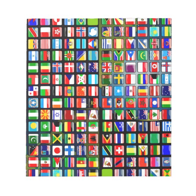 Flags of the world notepad (Front)