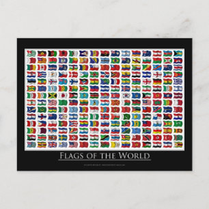 Flags of the world - Postcard