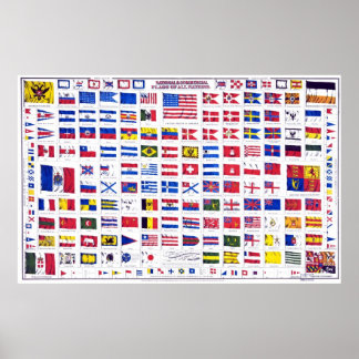 Flags of the World Poster