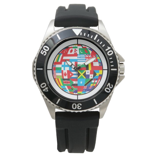 FLAGS OF THE WORLD WATCH (Front)