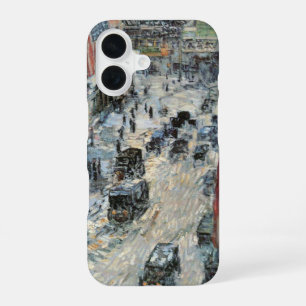 Flags on 57th Street by Frederick Childe Hassam iPhone 16 Case