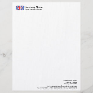 Flags - UK Personalised Letterhead