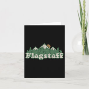 Flagstaff Arizona Az T Shirt Vintage Hiking Mounta Card