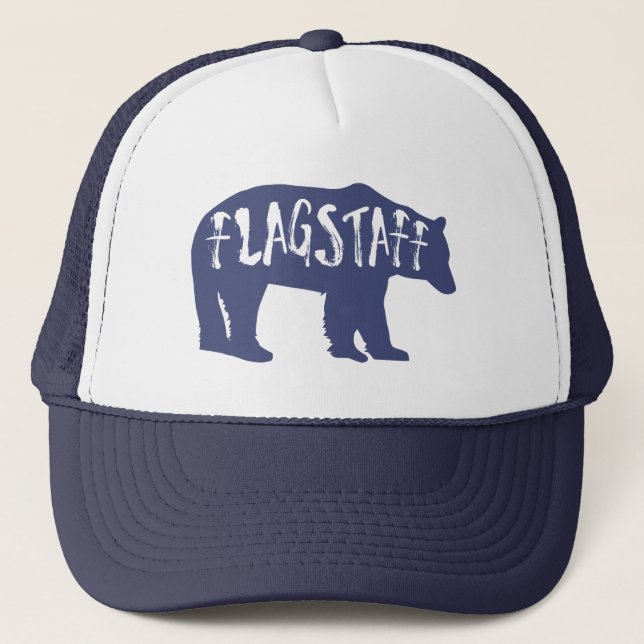 Flagstaff Arizona Bear Trucker Hat (Front)
