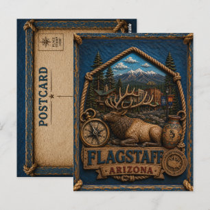 Flagstaff Arizona Postcard Vintage Travel
