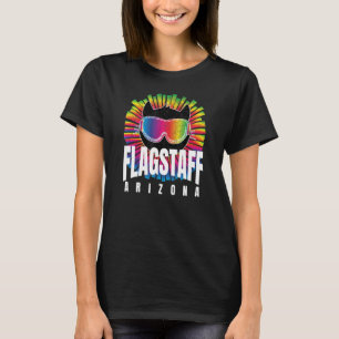 Flagstaff Cool Cat w Ski Goggles Flagstaff Rainbow T-Shirt