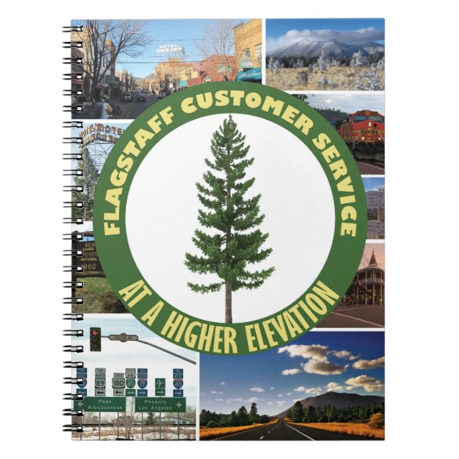 Flagstaff Customer Service Notebook (Front)