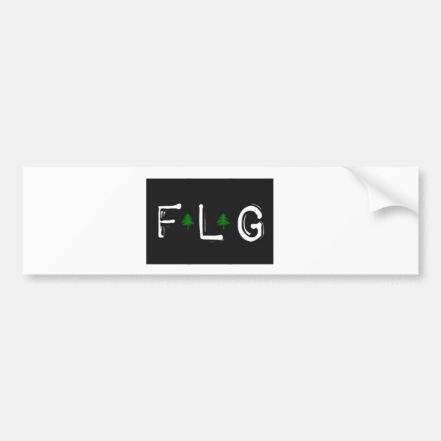 Flagstaff FLG bumper sticker (Front)