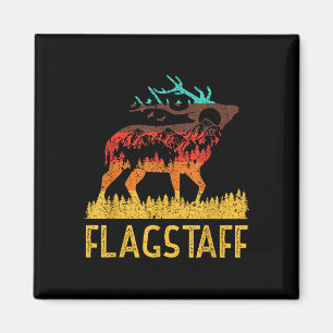 Flagstaff - love nature vintage hiking 70s 80s magnet