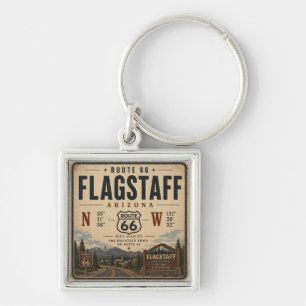 Flagstaff Route 66 Key Keepsake Ring