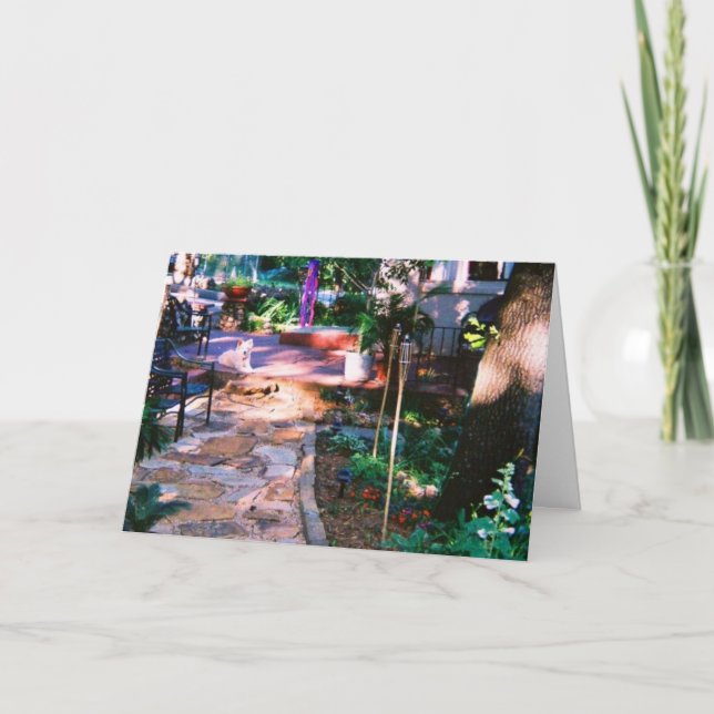 Flagstone Garden Path Card (Front)