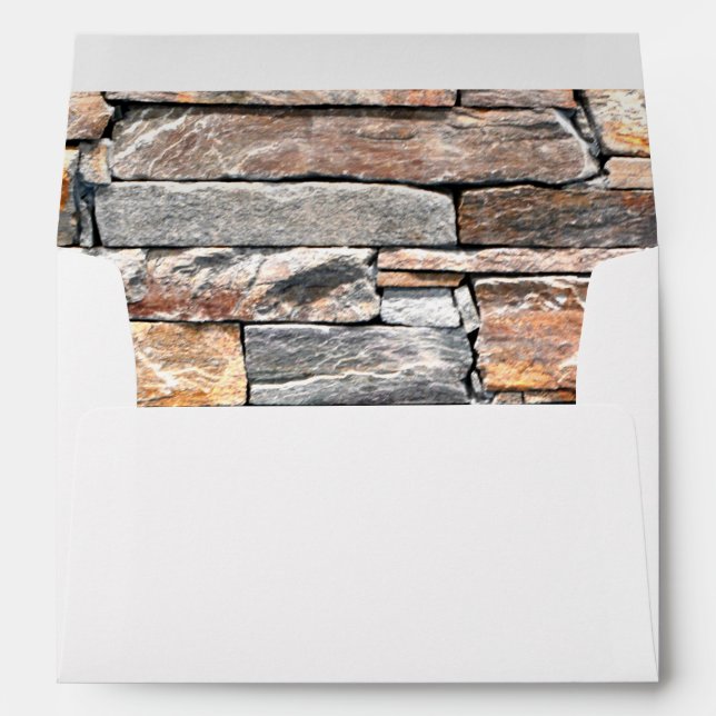 Flagstone | natural stone pattern | bricks envelope (Back (Bottom))