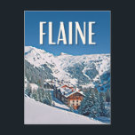 Flaine Ski Resort Postcard<br><div class="desc">Flaine is a French ski resort created in 1968 as part of the 1964 Snow Plan,  located in the territory of the municipalities of Magland,  Arâches-la-Frasse and Passy,  in the department of Haute-Savoie.</div>