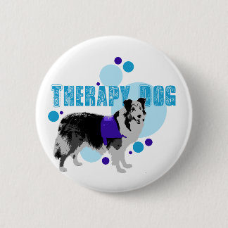 Flair- Therapy Dog 2 6 Cm Round Badge