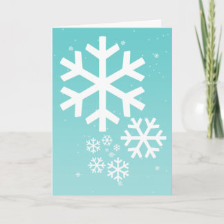 Flake Spiral (any colour) Holiday Card