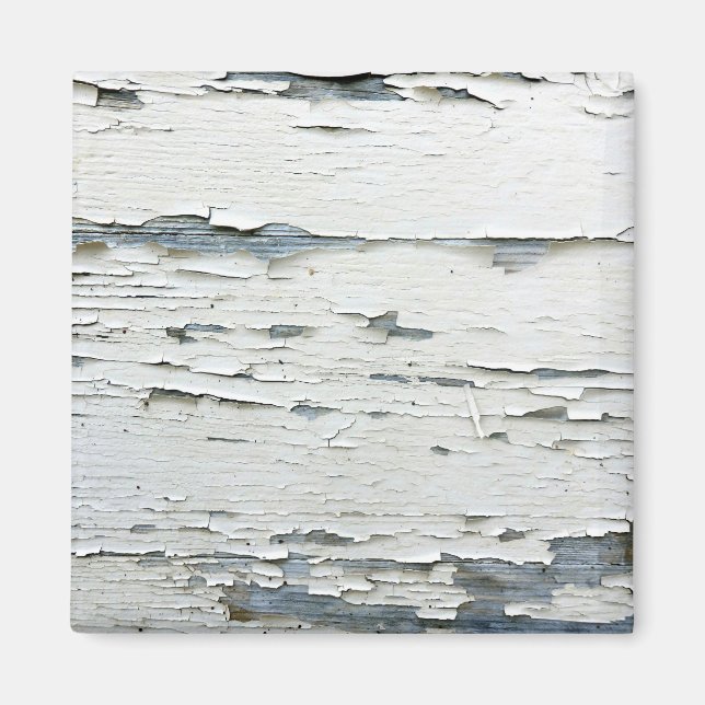 Flaky Paint Square Magnet (Front)