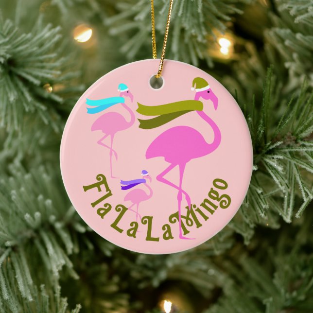 FlaLaLaMingo Ceramic Tree Decoration (Tree)
