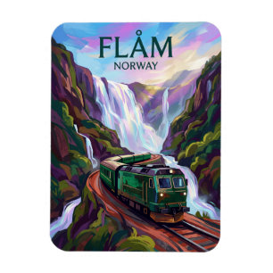Flåm Railway Norway Magnet