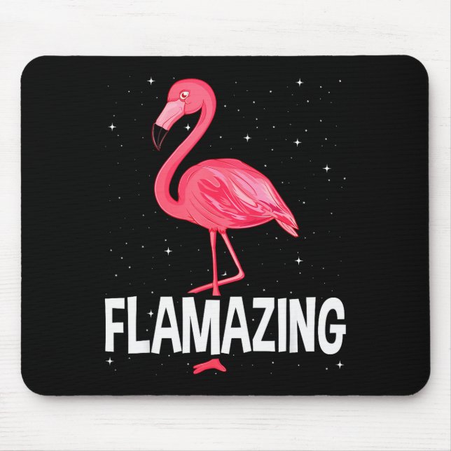 Flamazing Nk Flamingo Novelty Flamingo Lover Funny Mouse Mat (Front)