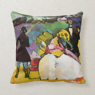 Flambeau at Mardi Gras Parade Cushion