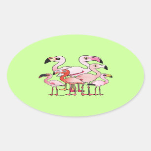 Flamboyance Oval Sticker