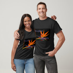 Flamboyant Bird of Paradise Flower T-Shirt