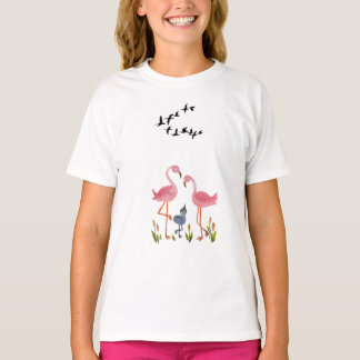 Flamboyant Flamingo Fantasy: Bird-Inspired  T-Shirt