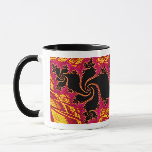 Flamboyant fractal mug (Left)