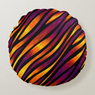 flamboyant round cushion