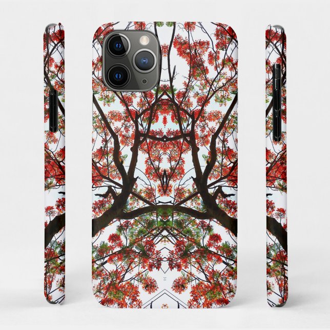 Flamboyant Royal Poinciana Abstract Case-Mate iPhone Case (Creator Uploaded)