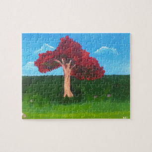 Flamboyant Tree Jigsaw Puzzle