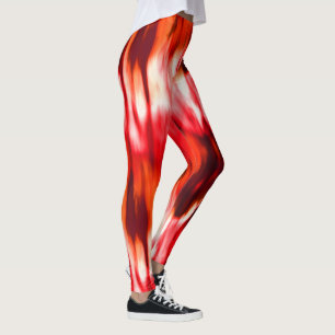 Flame Abstract Leggings