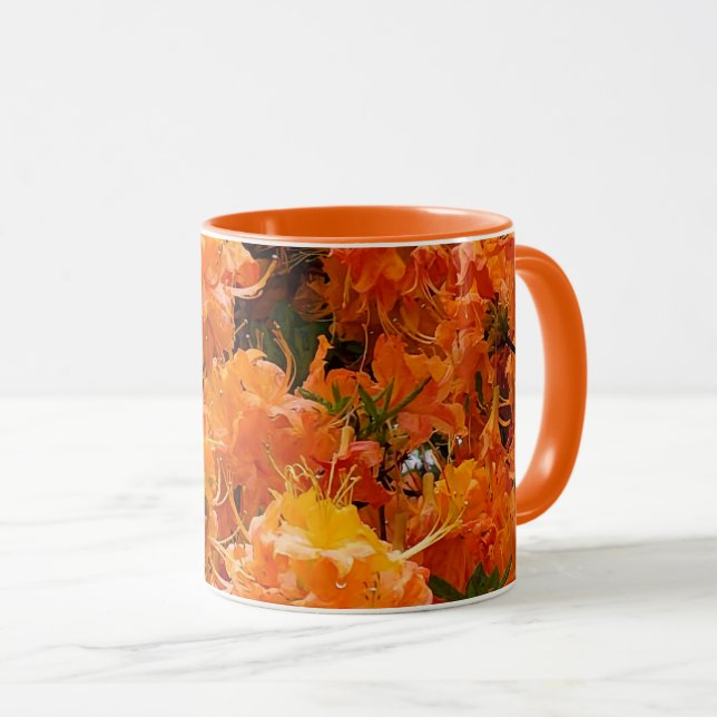 Flame Azalea Flowers Mug (Front Right)