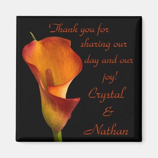 Flame Calla Lily Magnet